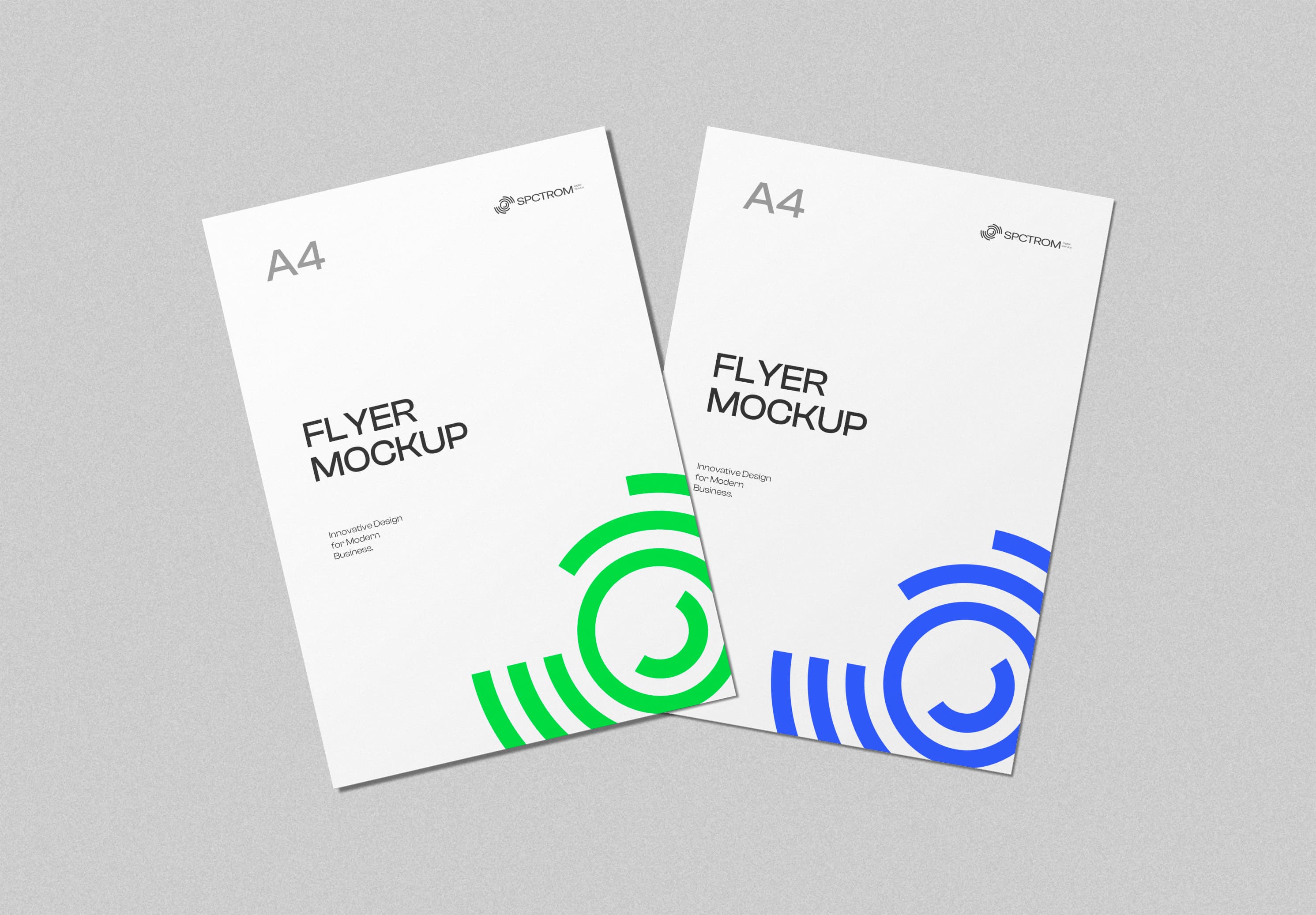 A4 Flyer Mockup - Modern Business Design Template