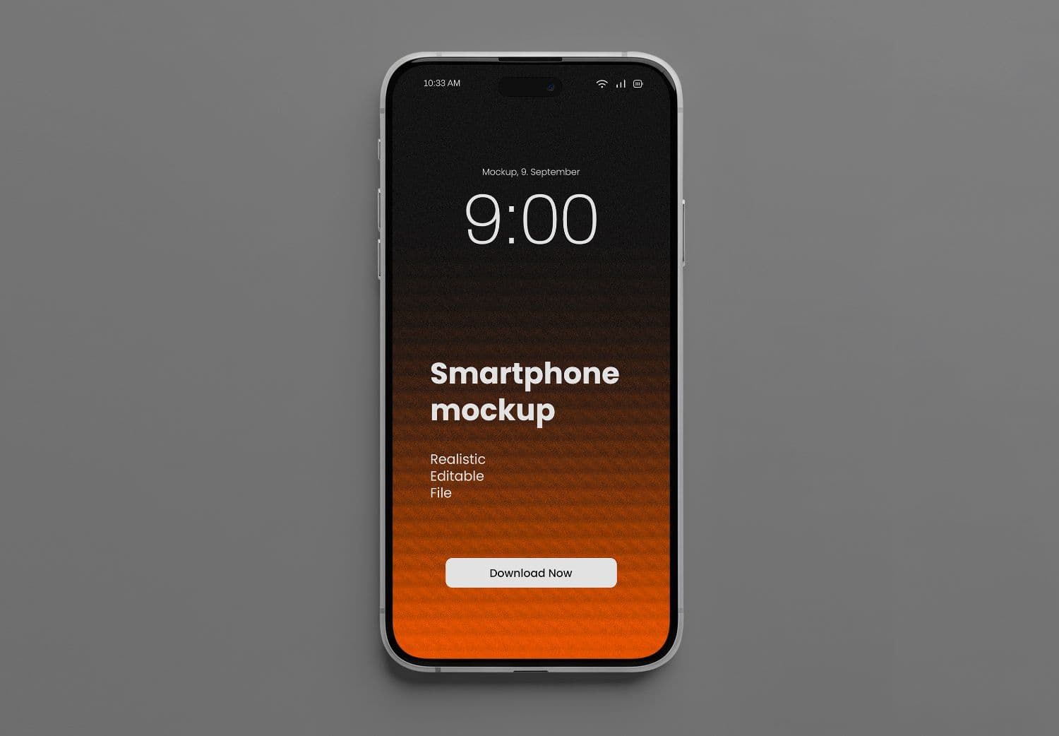 Free Smartphone Screen Mockup for Branding Projects