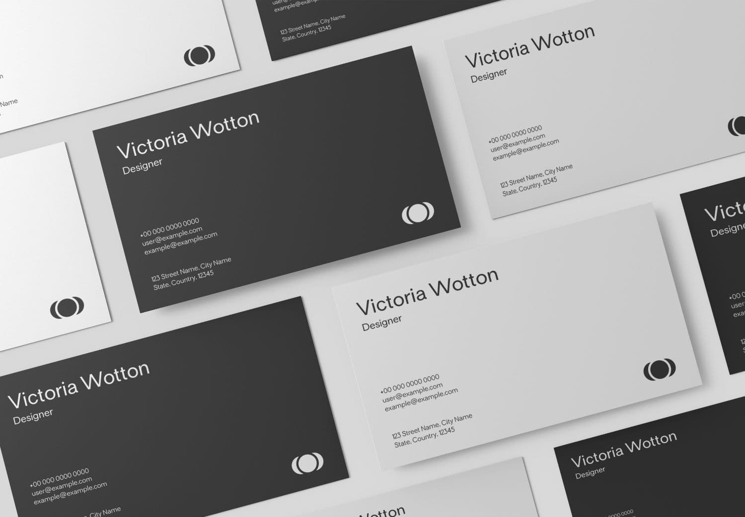 Minimal Business Card Branding Mockup