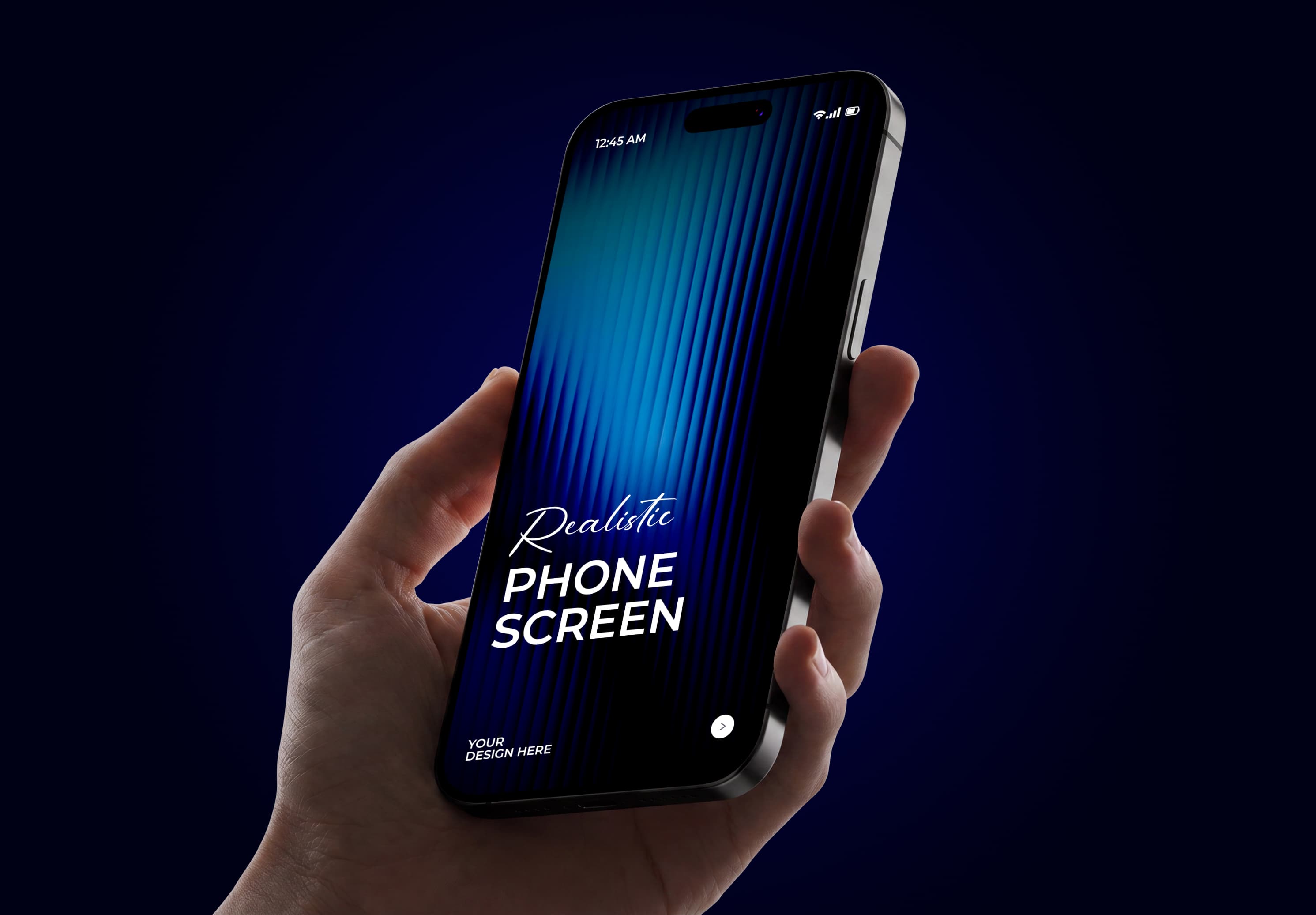 Premium Mobile Phone Screen Mockup