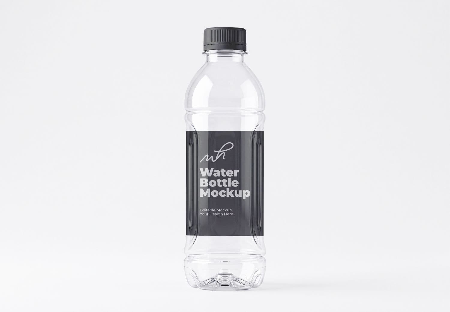 Plastic Water Bottle Mockup