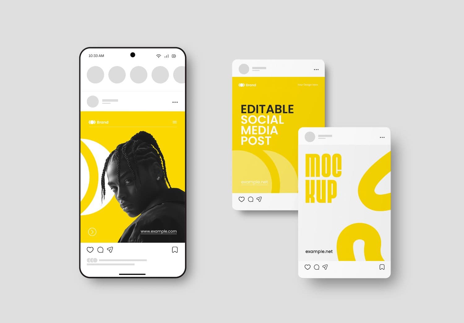 Social Media Post Collection Mockup