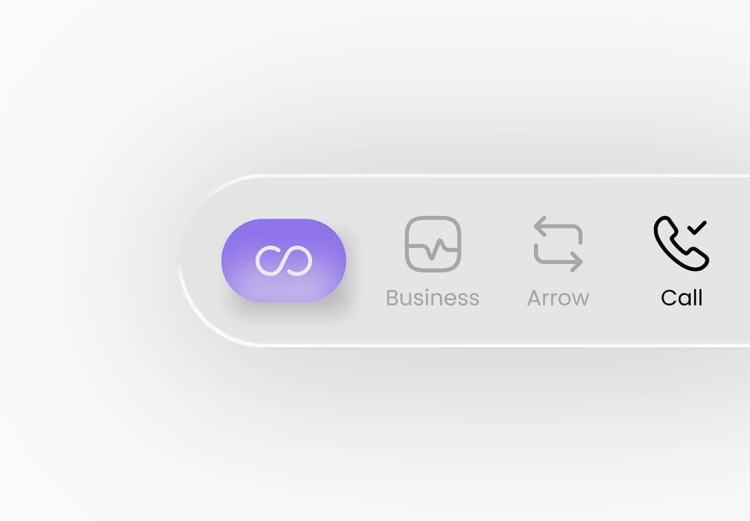 Minimal App Interface Mockup
