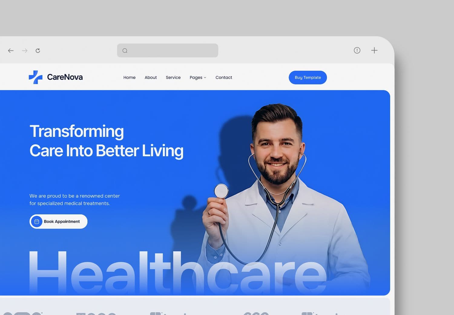 Website Browser Mockup
