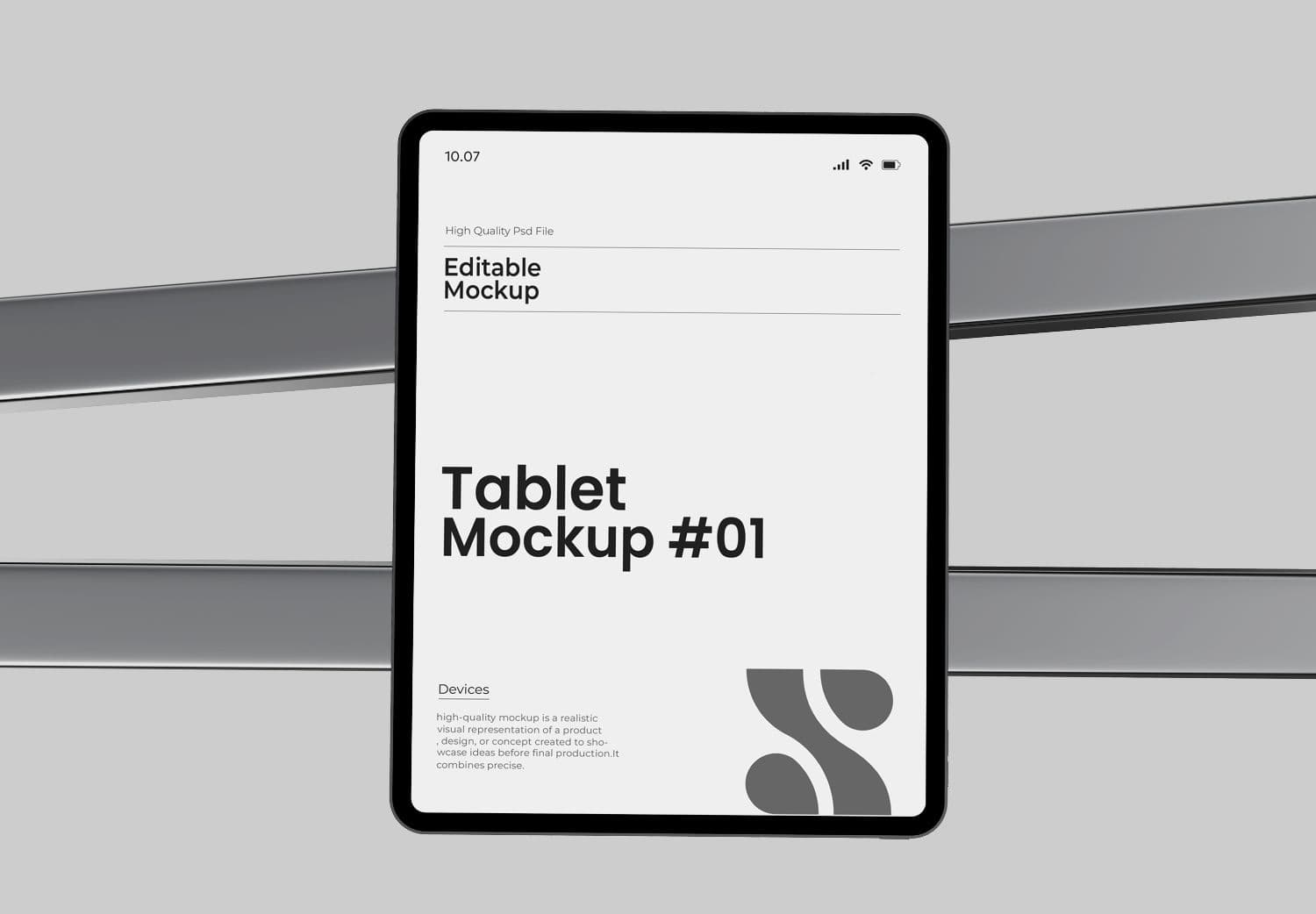 Editable Tablet Mockup for Designers
