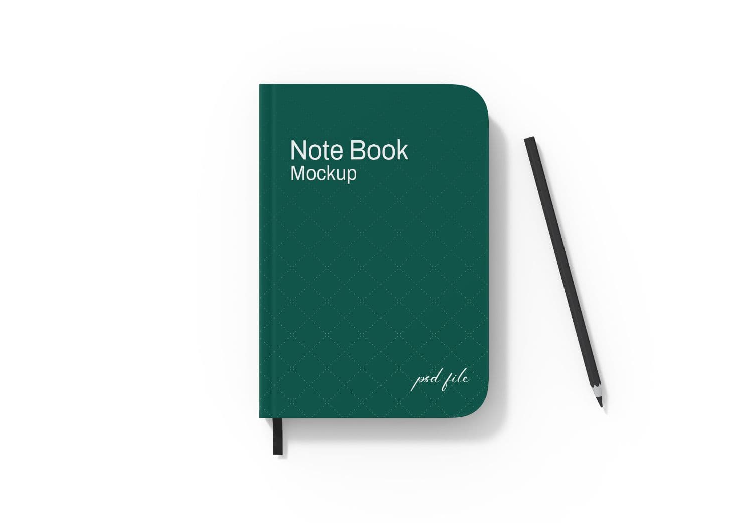 Green Notebook Mockup – High Quality PSD for Branding & Design Presentations
