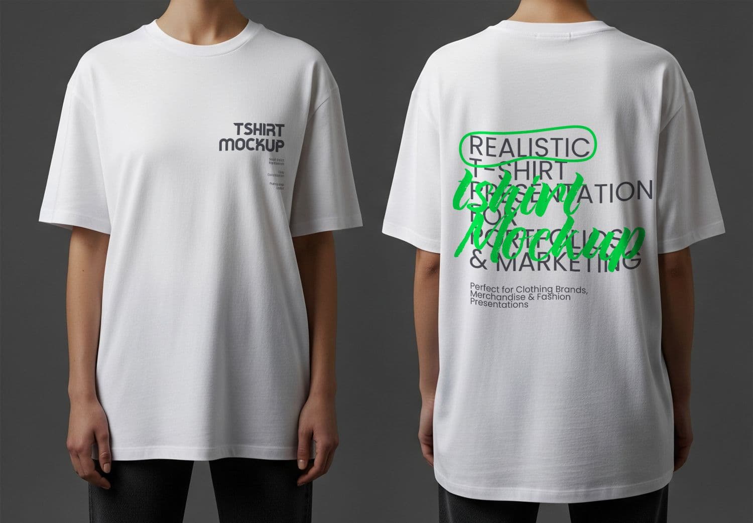 Realistic T-Shirt Mockup for Brands