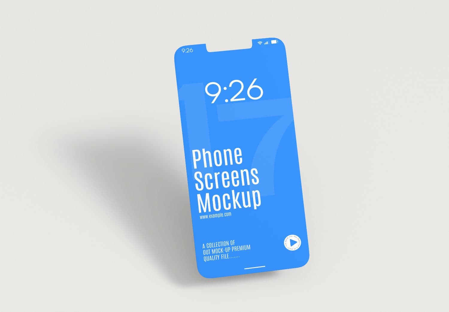 Phone Screen Mockup for App & UI Design