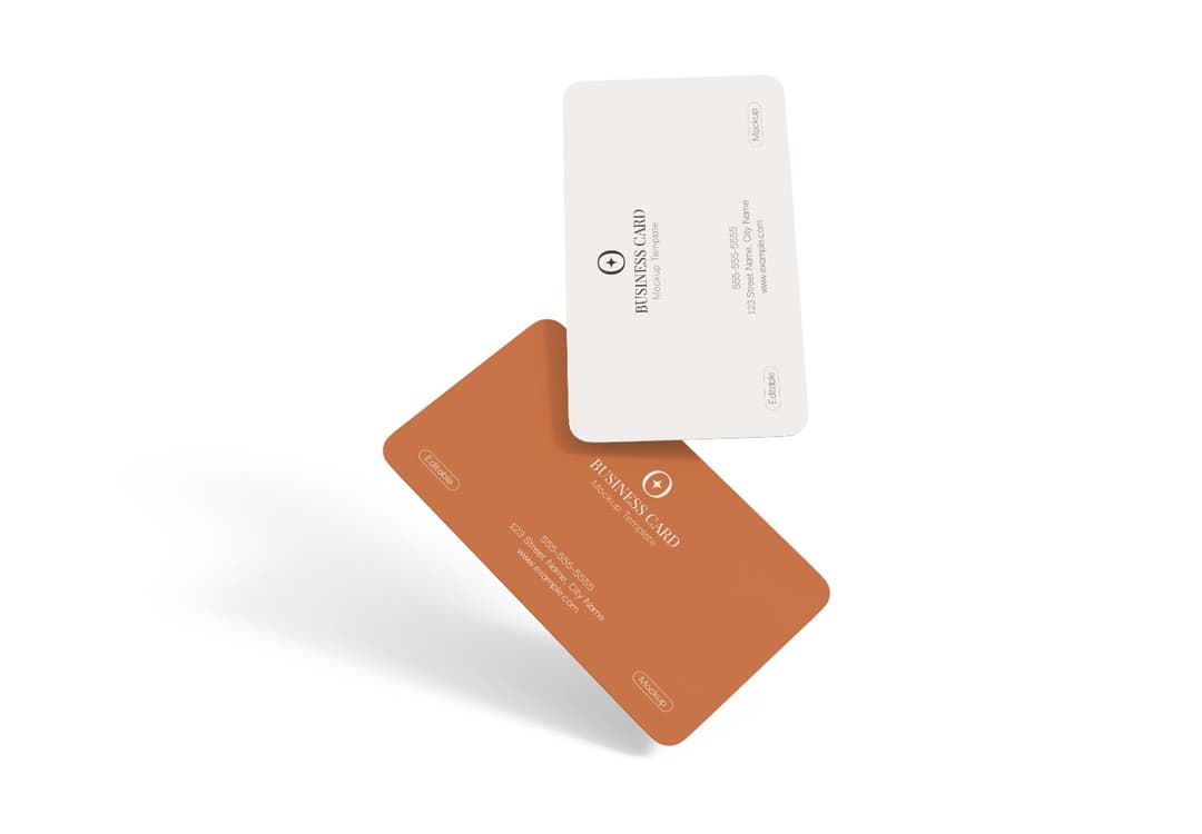 Premiuim Business Card Mockup for Professional Branding