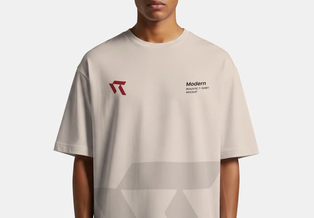 Modern T-Shirt Mockup for Branding Design