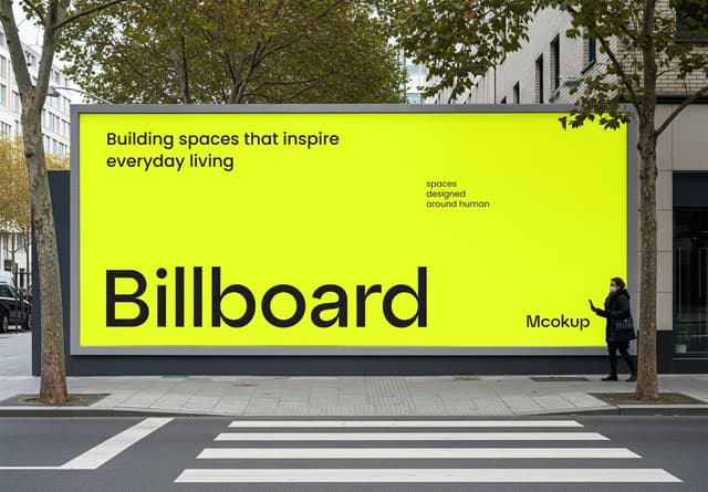Urban Street Billboard Mockup for Brand Advertising