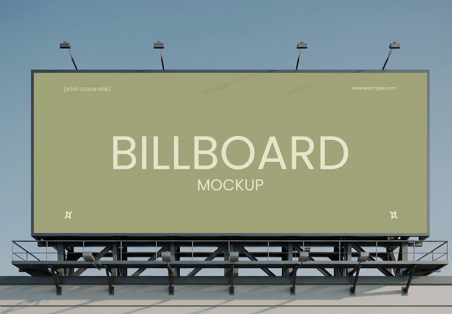 Realistic Outdoor Billboard Mockup for Brand Advertising
