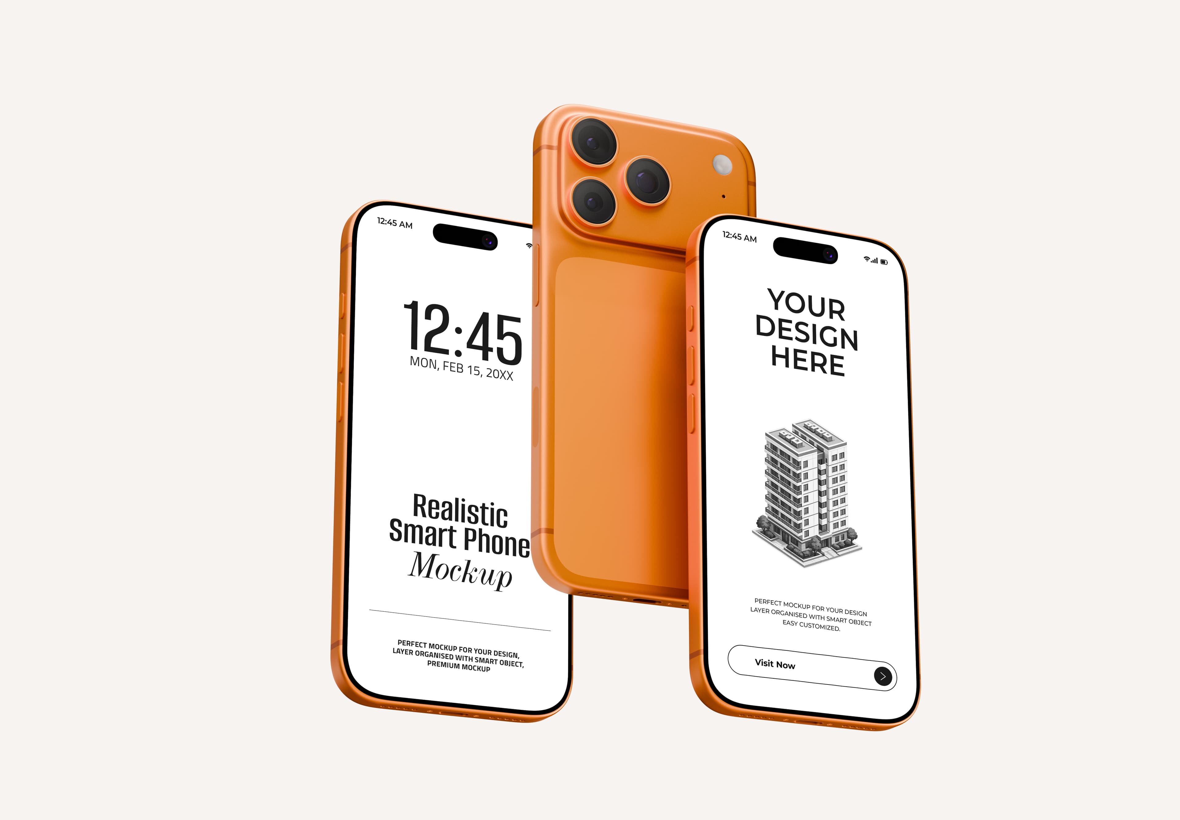 iPhone 17 Pro Triple Device Mockup