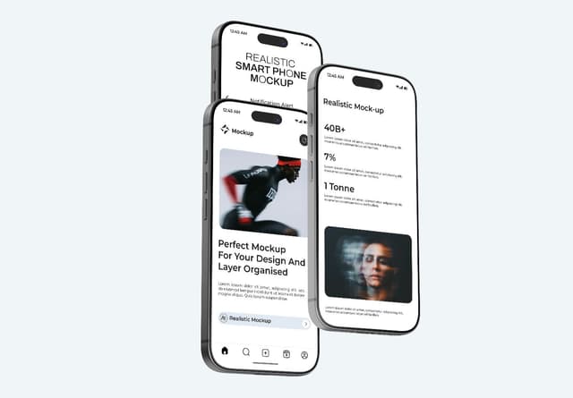 iPhone 17 Pro Triple UI Mockup