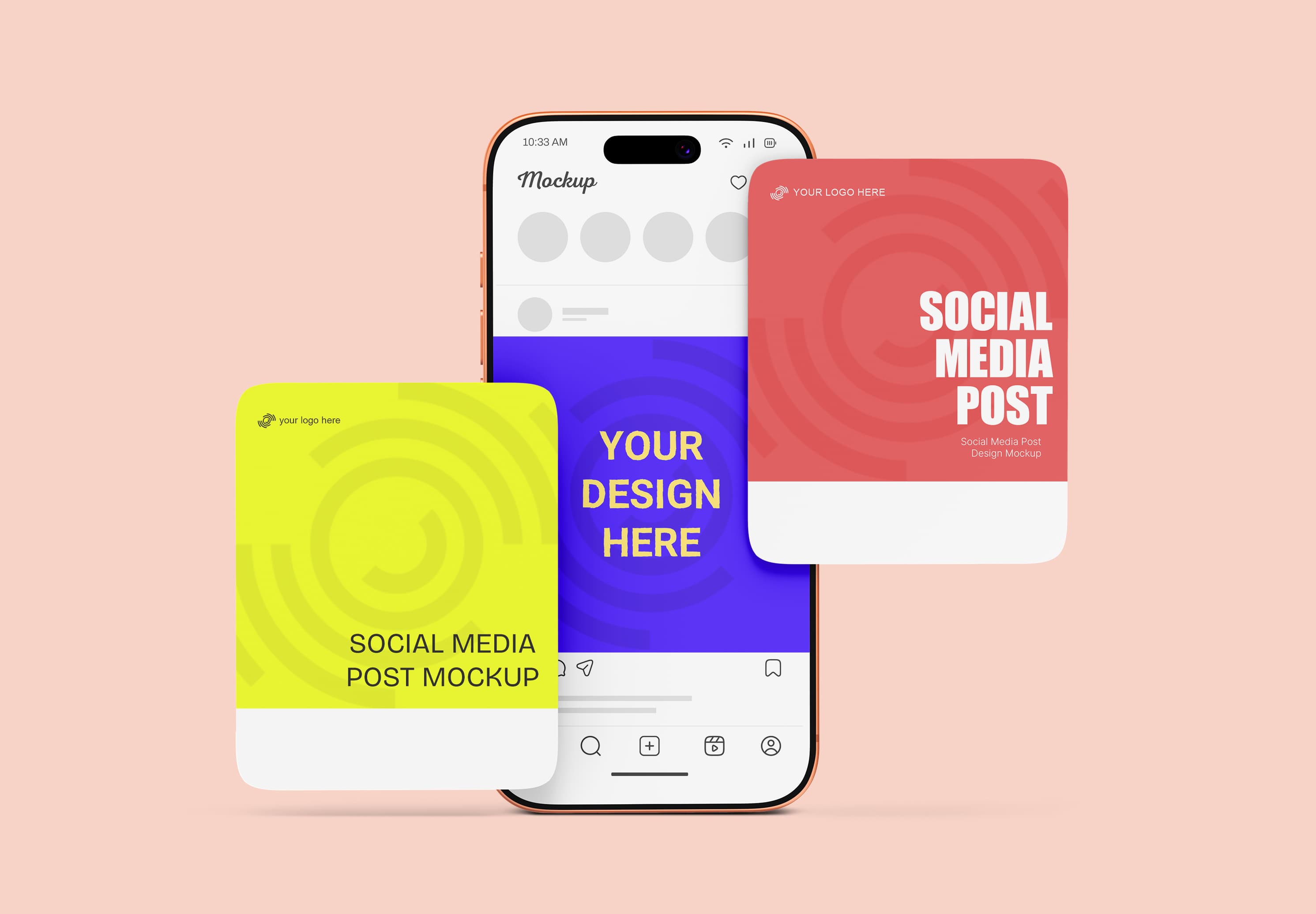 Instagram Carousel Mockup | MockupHive