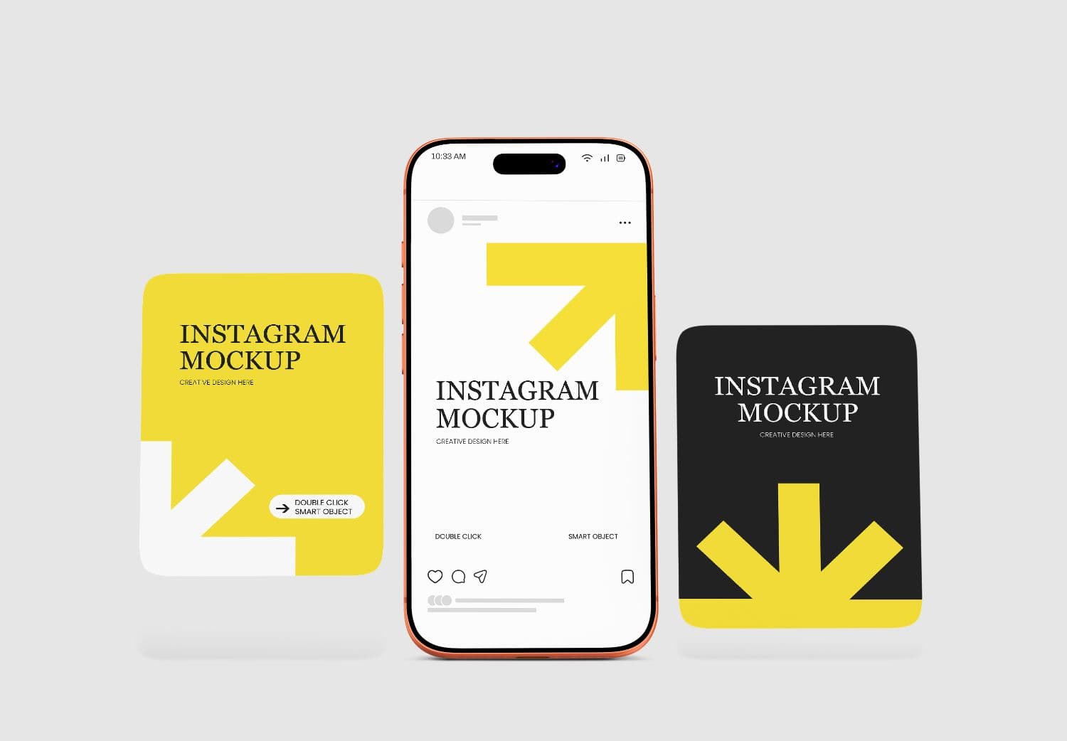 Instagram Social Media Posts Mockup