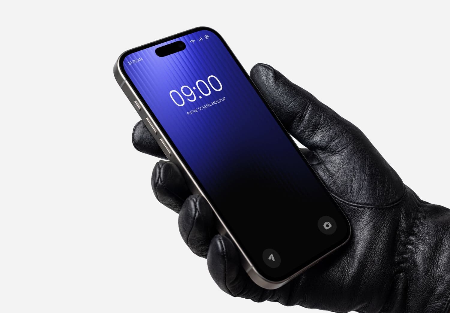 Right Hand Smartphone Mockup | Realistic Mobile Screen PSD
