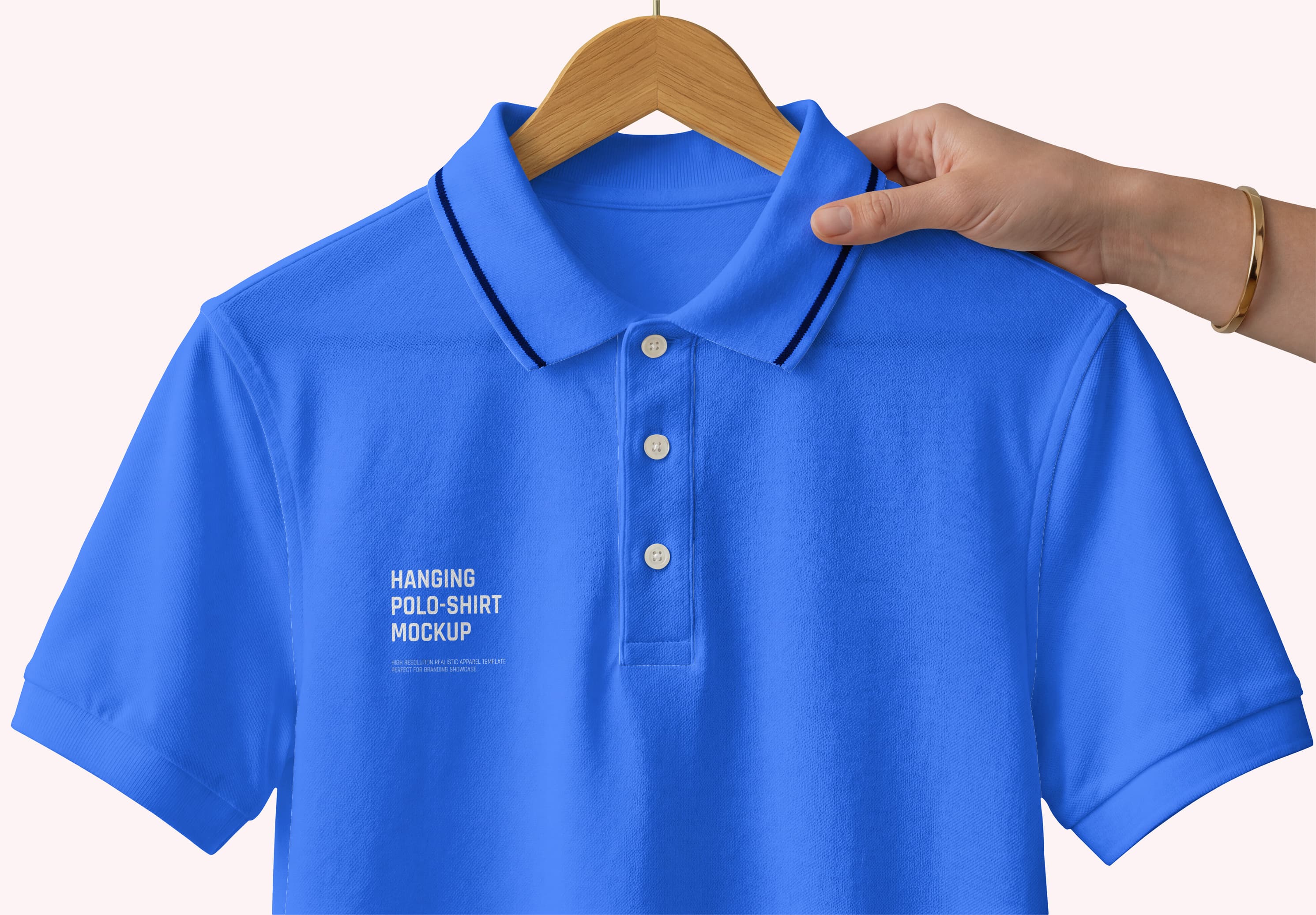 Hanging Polo T Shirt Mockup | MockupHive