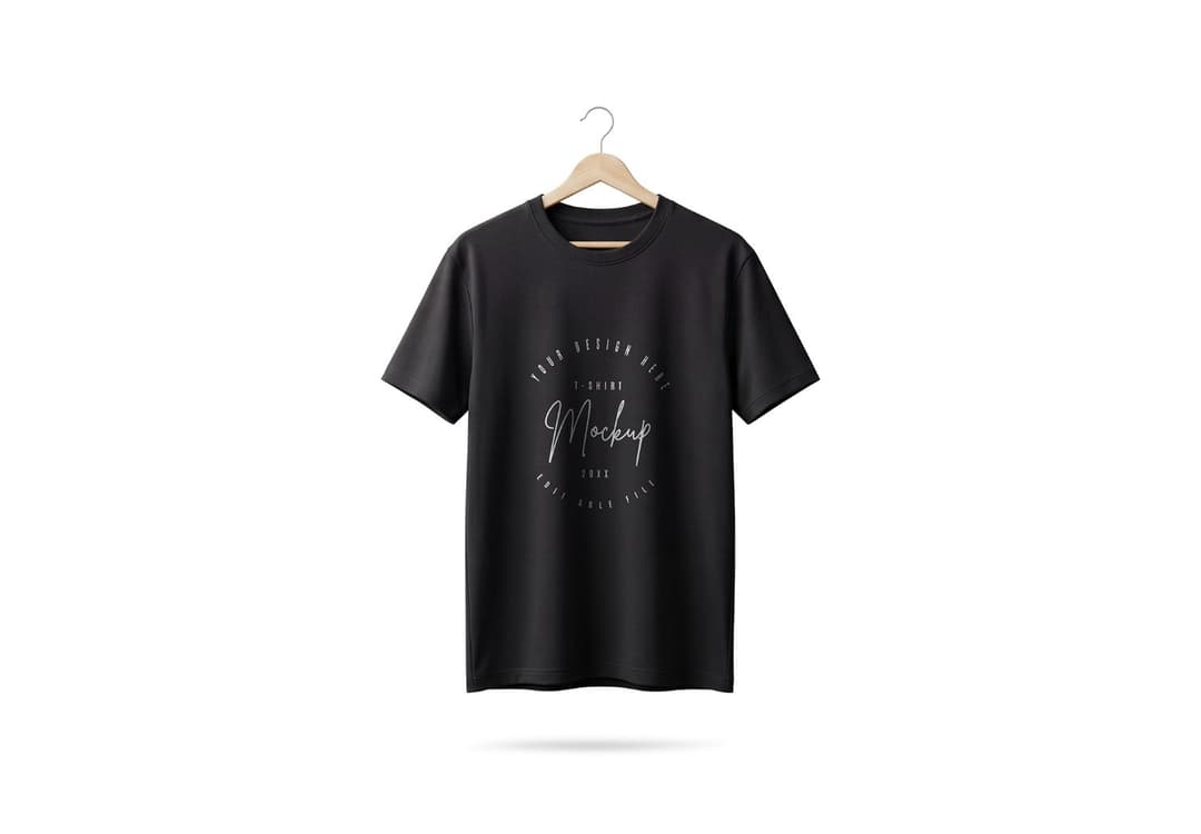 Hanging T-Shirt Mockup