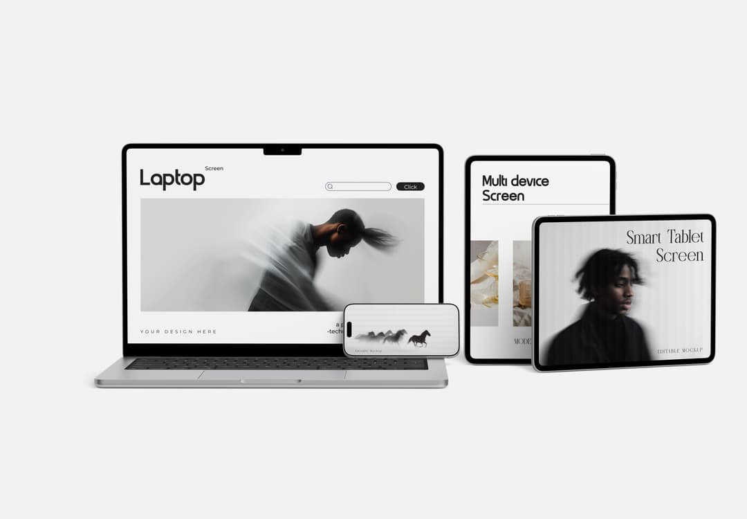 Multi Device's Screen Mockup Set