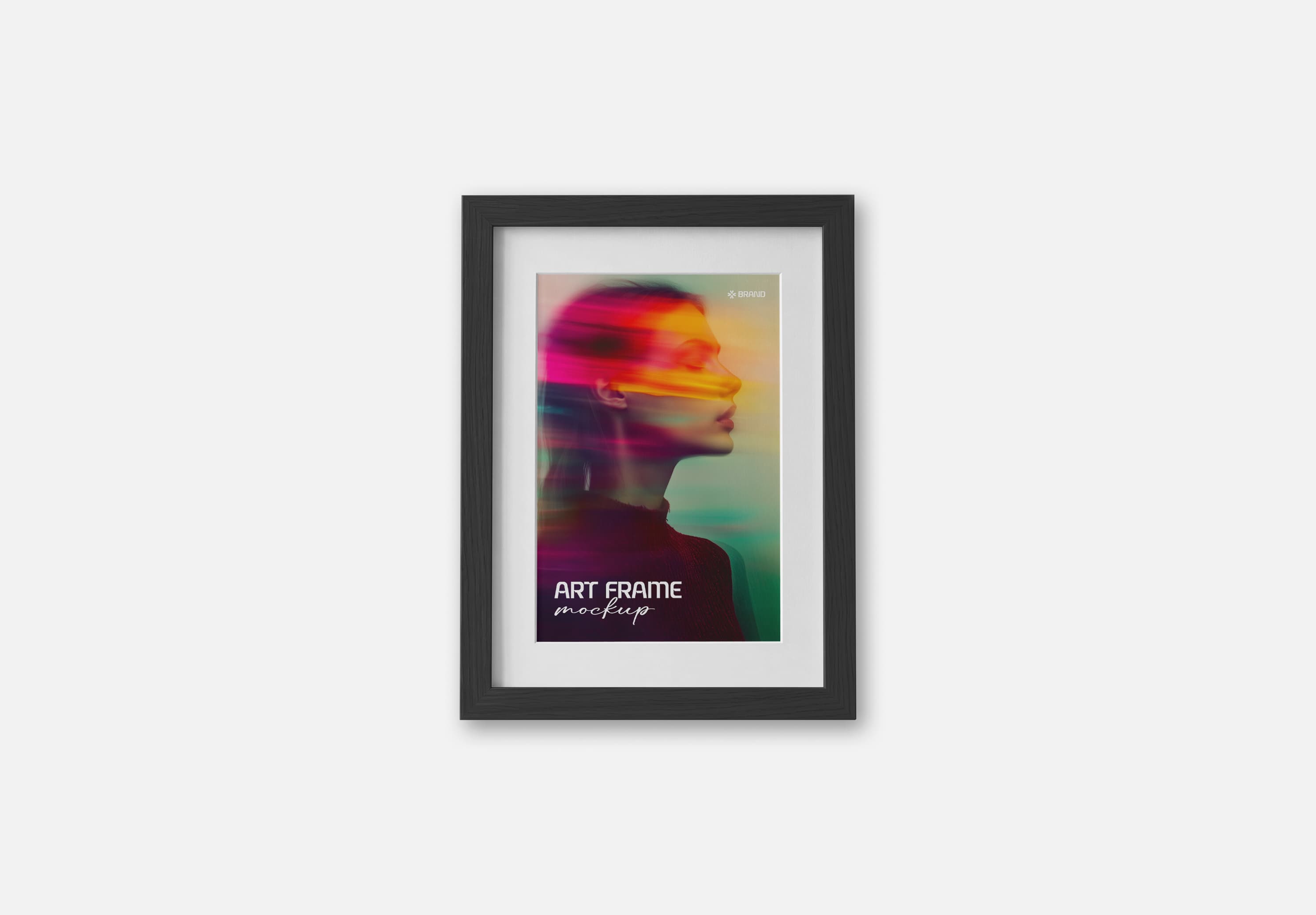 Minimal Black Art Frame Poster Mockup