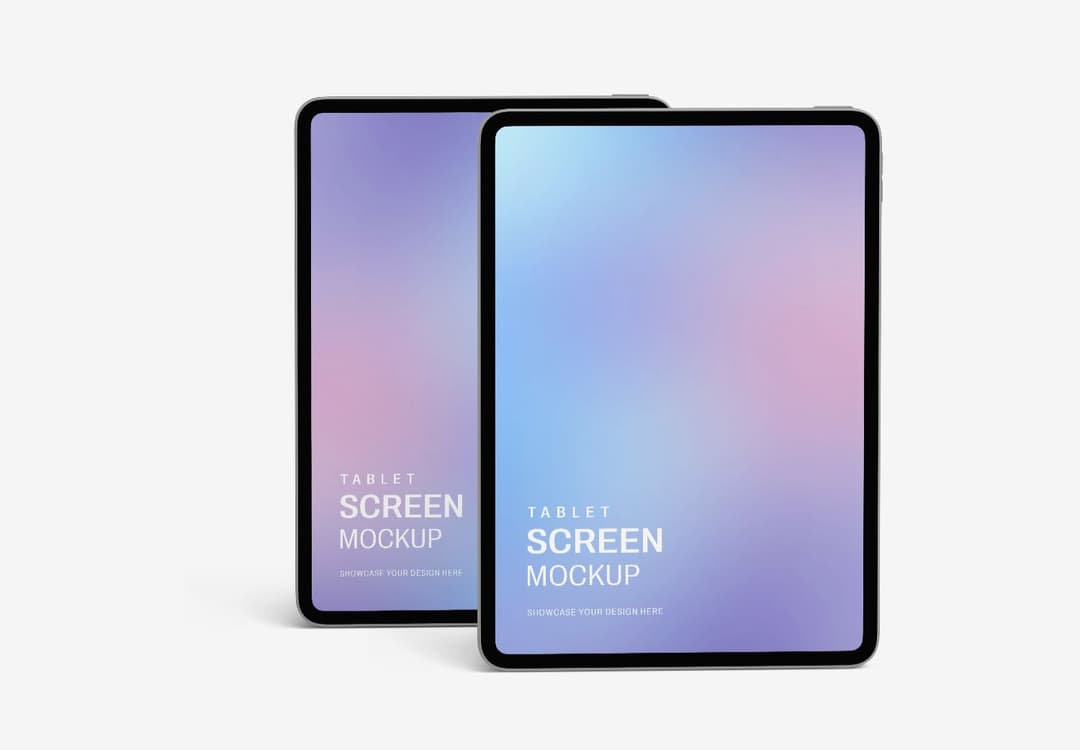 Tablet Screen Mockup Duo