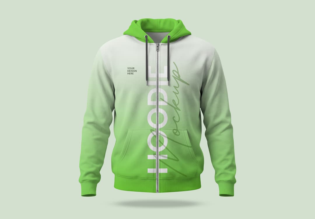 Full Zip Hoodie Mockup PSD | MockupHive