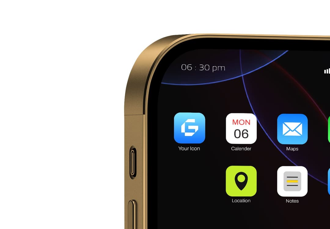 Smartphone App Icon Mockup