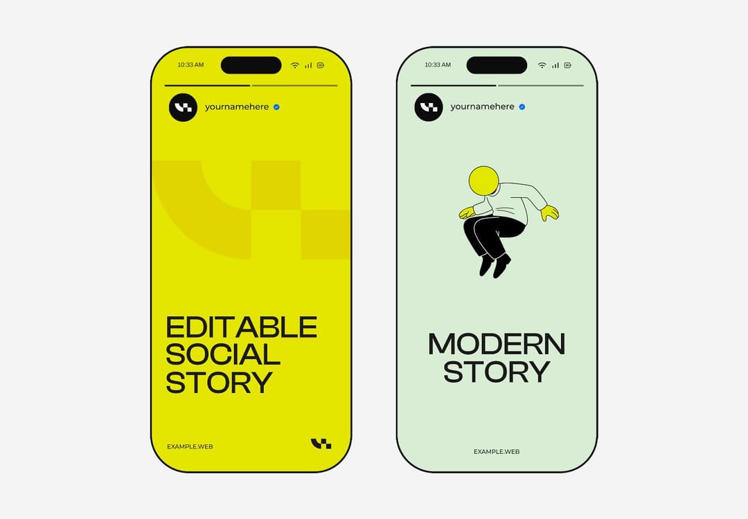 Minimal Social Media Story Mockup