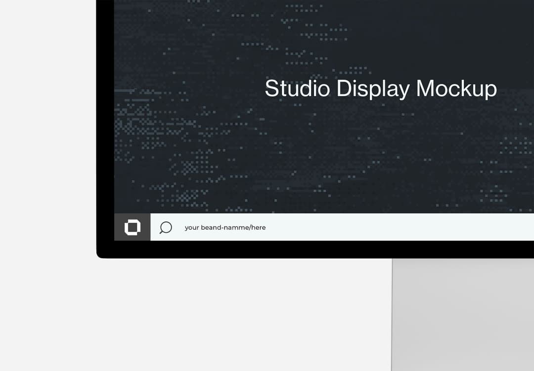 Studio Display Screen Mockup