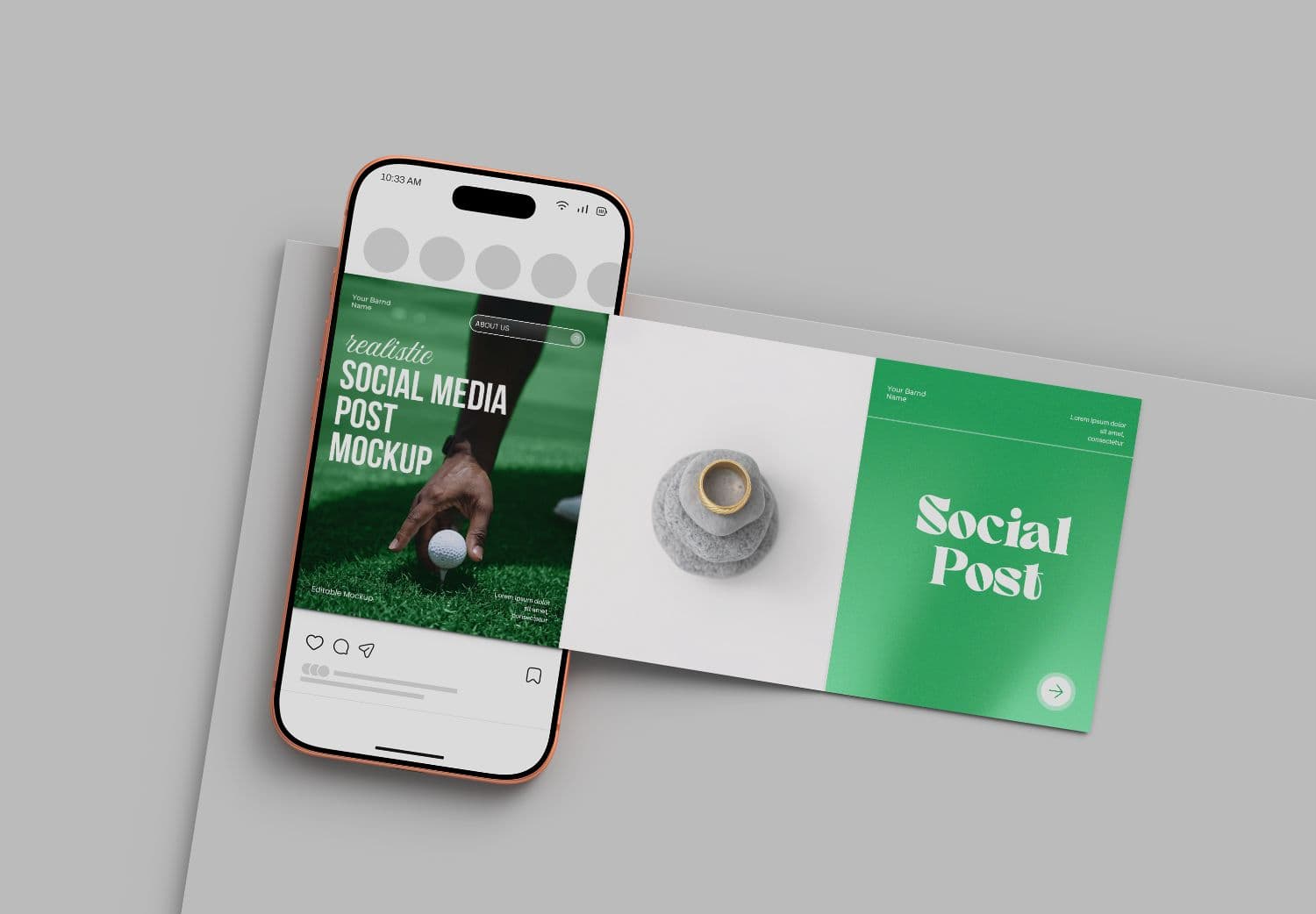 Social Media Posts Mockup