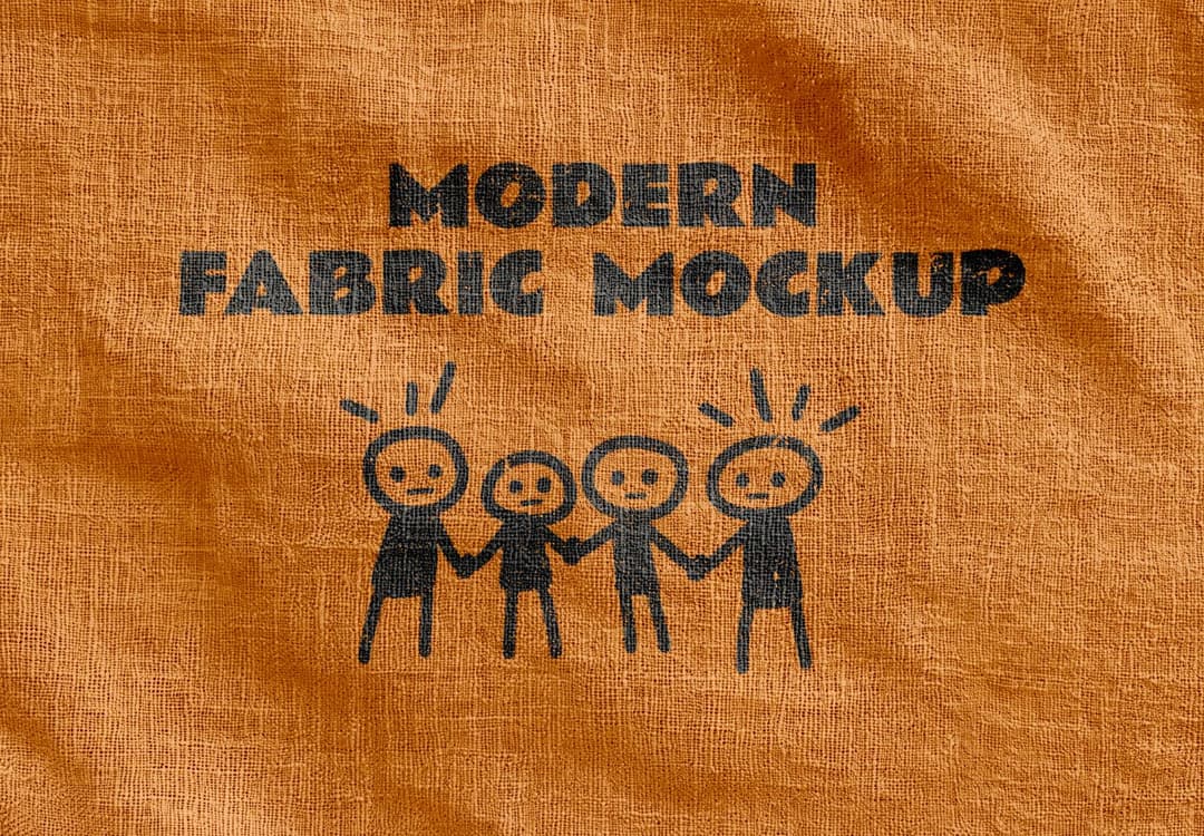 Fabric Logo Effect Mockup