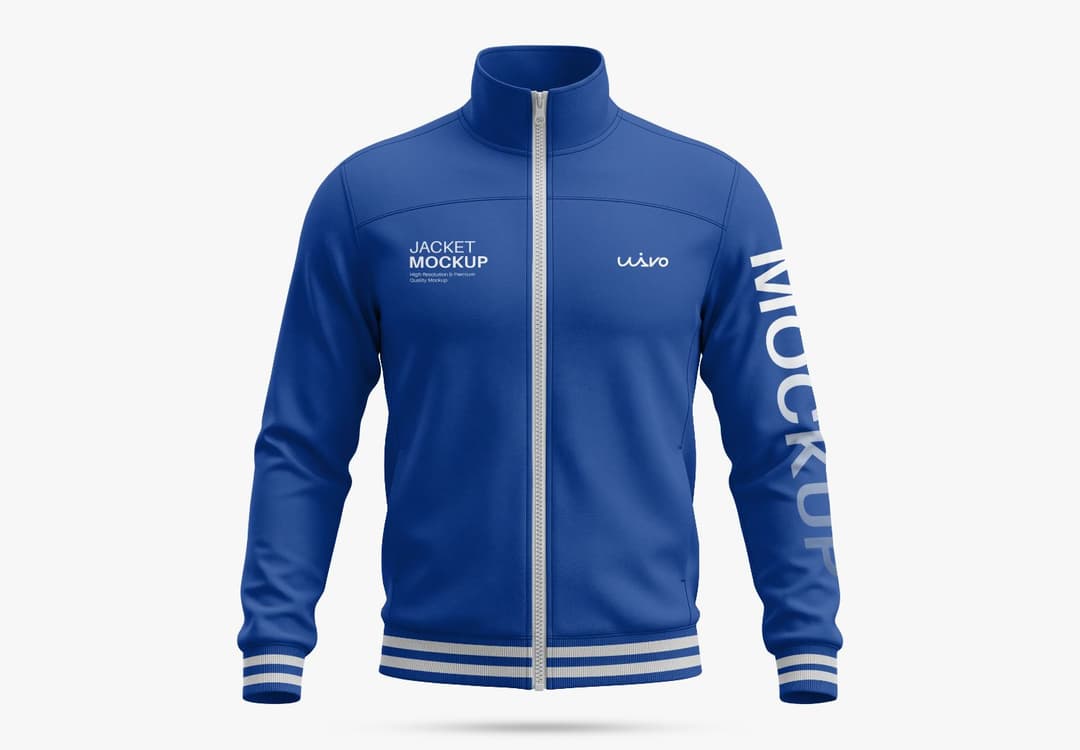 Jacket Mockup Front View | MockupHive