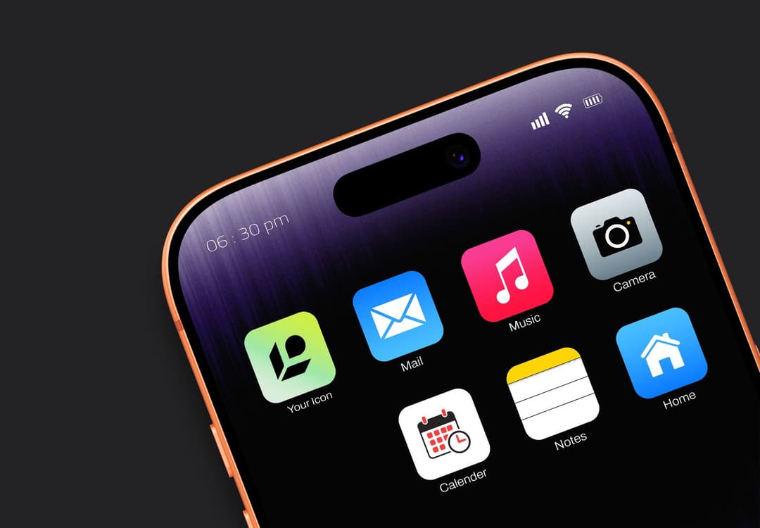 iPhone App Icon Mockup
