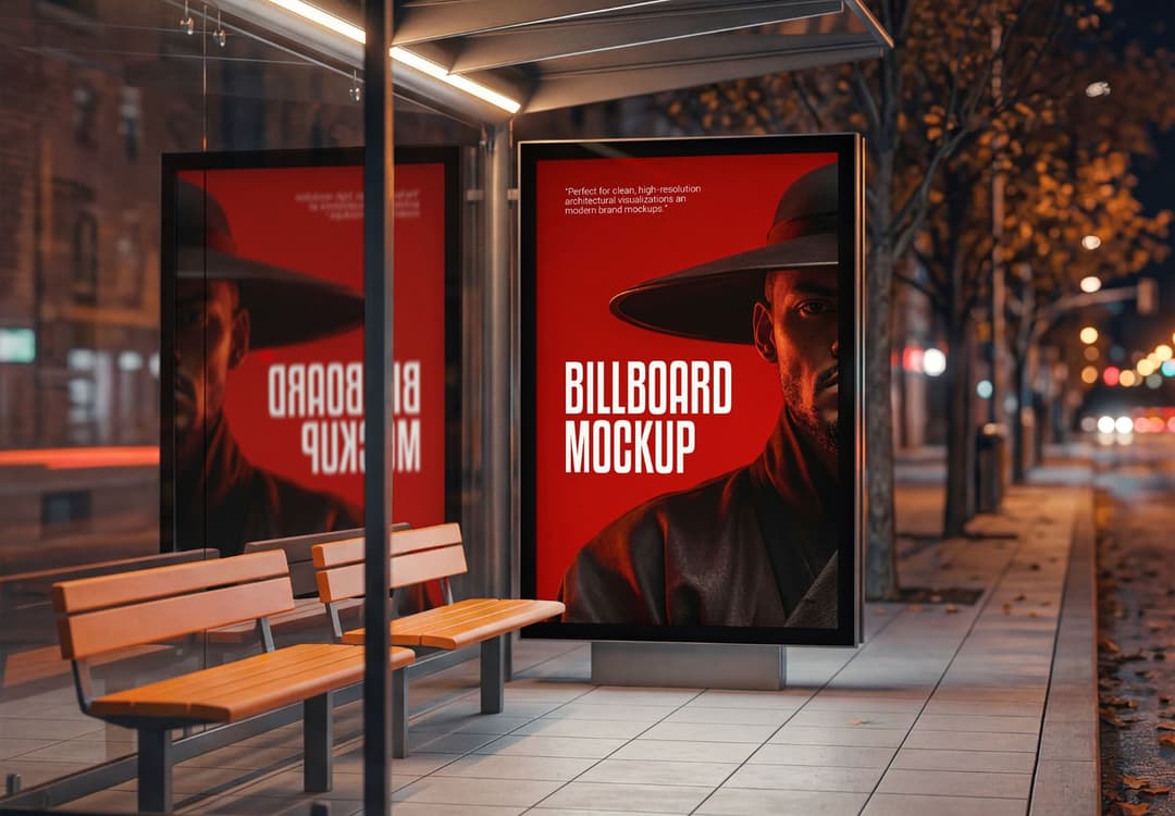 Outdoor Advertising Billboard Mockups