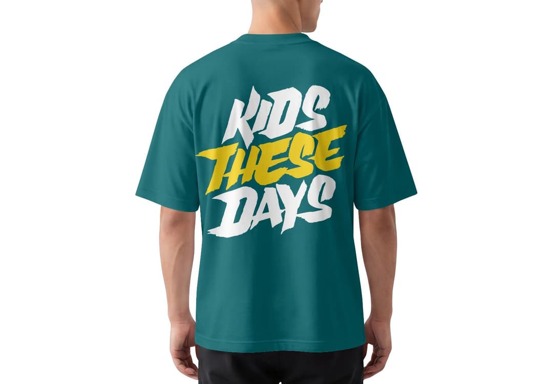 Men's T-Shirt Back Mockup