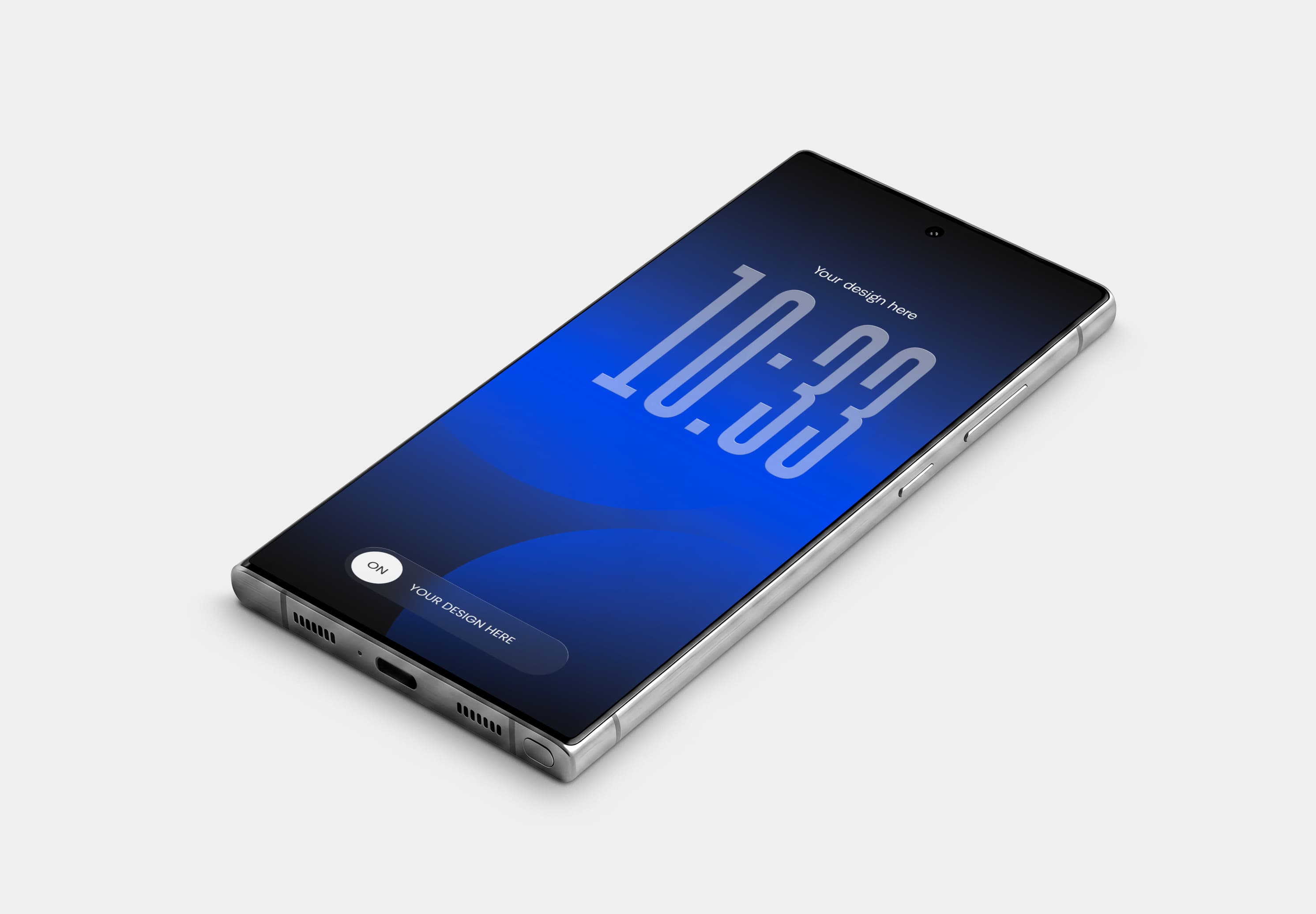 Realistic Smartphone Screen Mockup