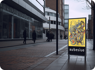 Shop Front Sign Mockup