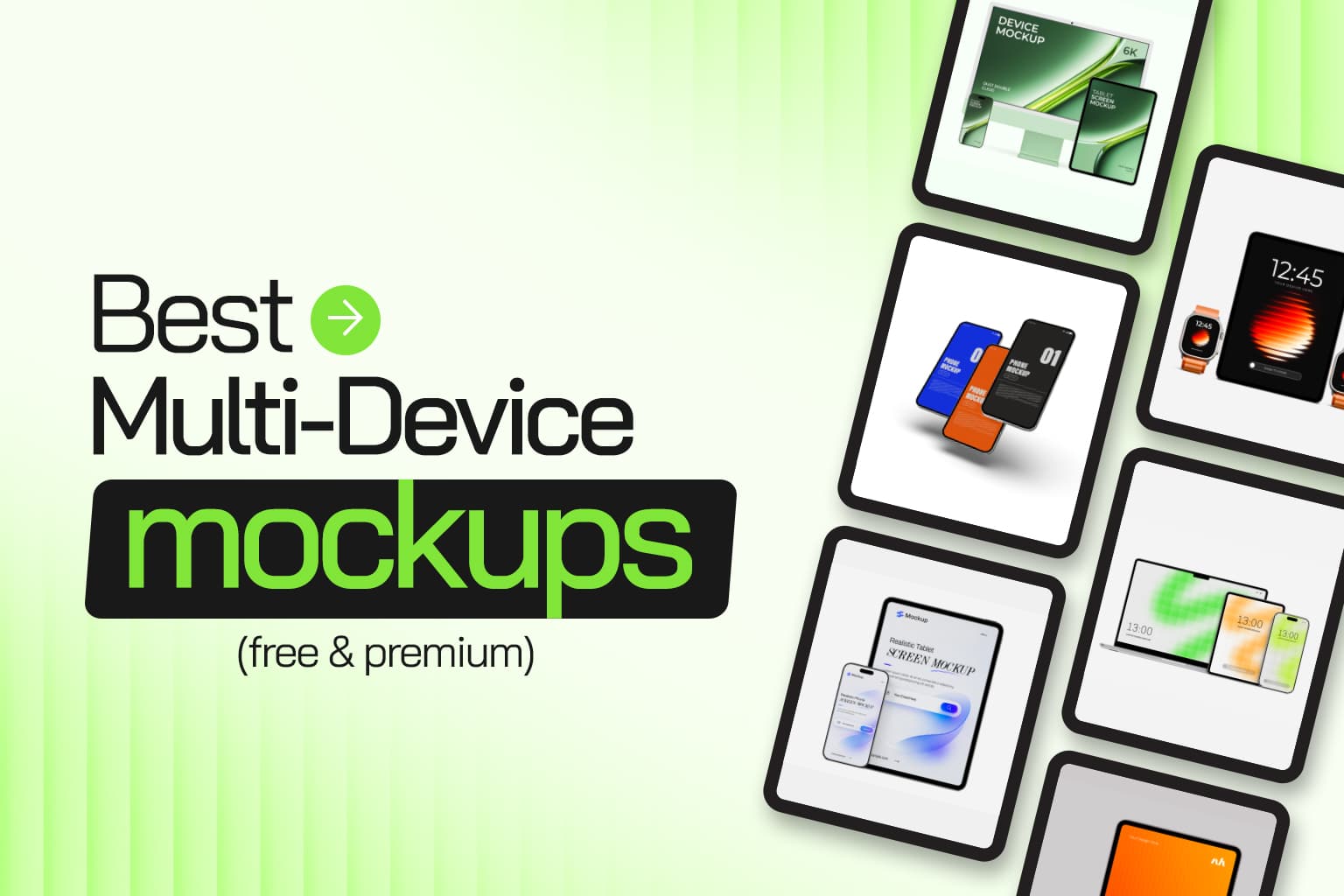 20+ Best Multi-Device Mockups for Stunning Design Presentations (2026)
