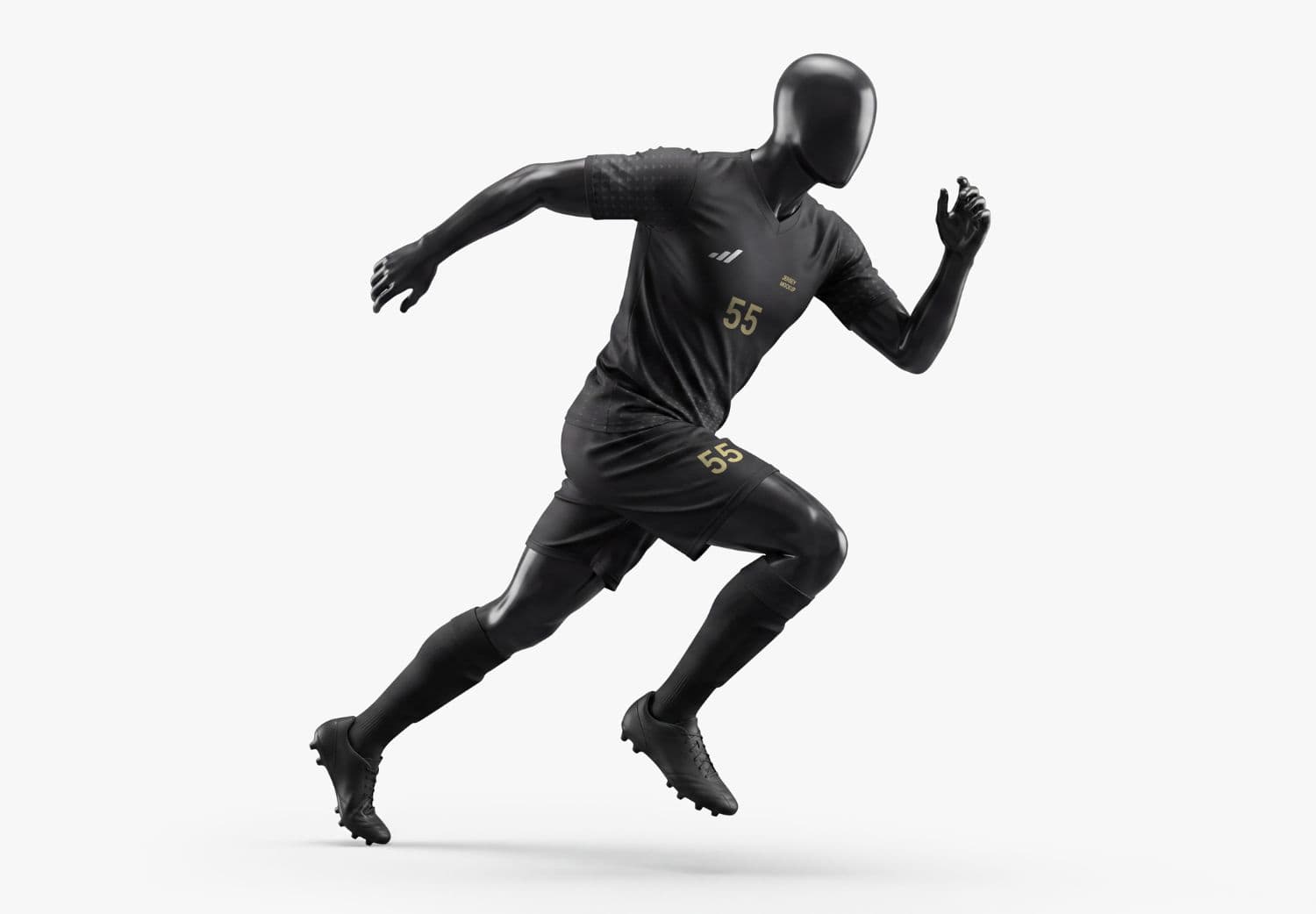 Realistic Football Kit Mockup PSD
