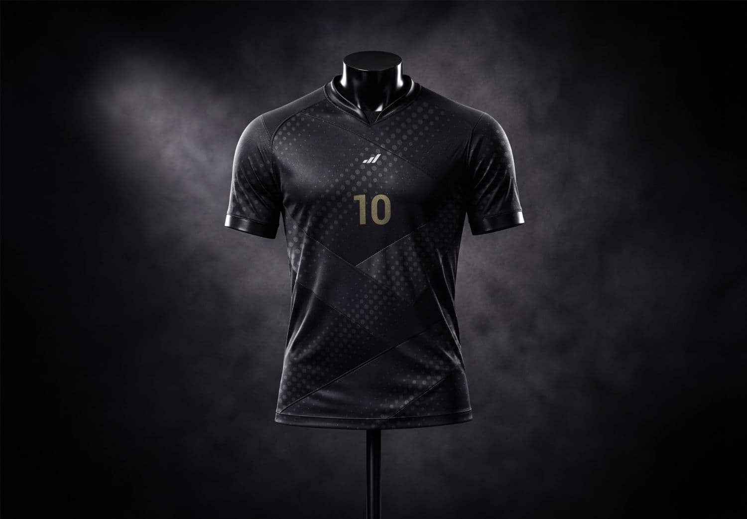 Realistic Football Jersey Mockup PSD