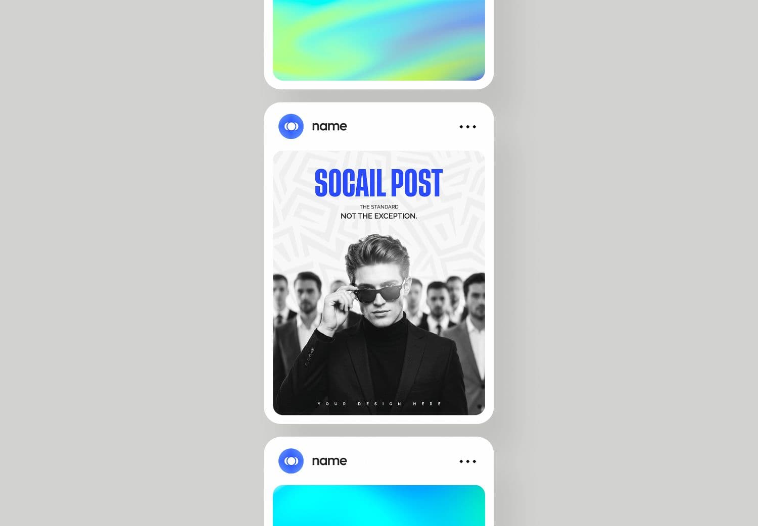 Modern Social Media Post Mockup | MockupHive