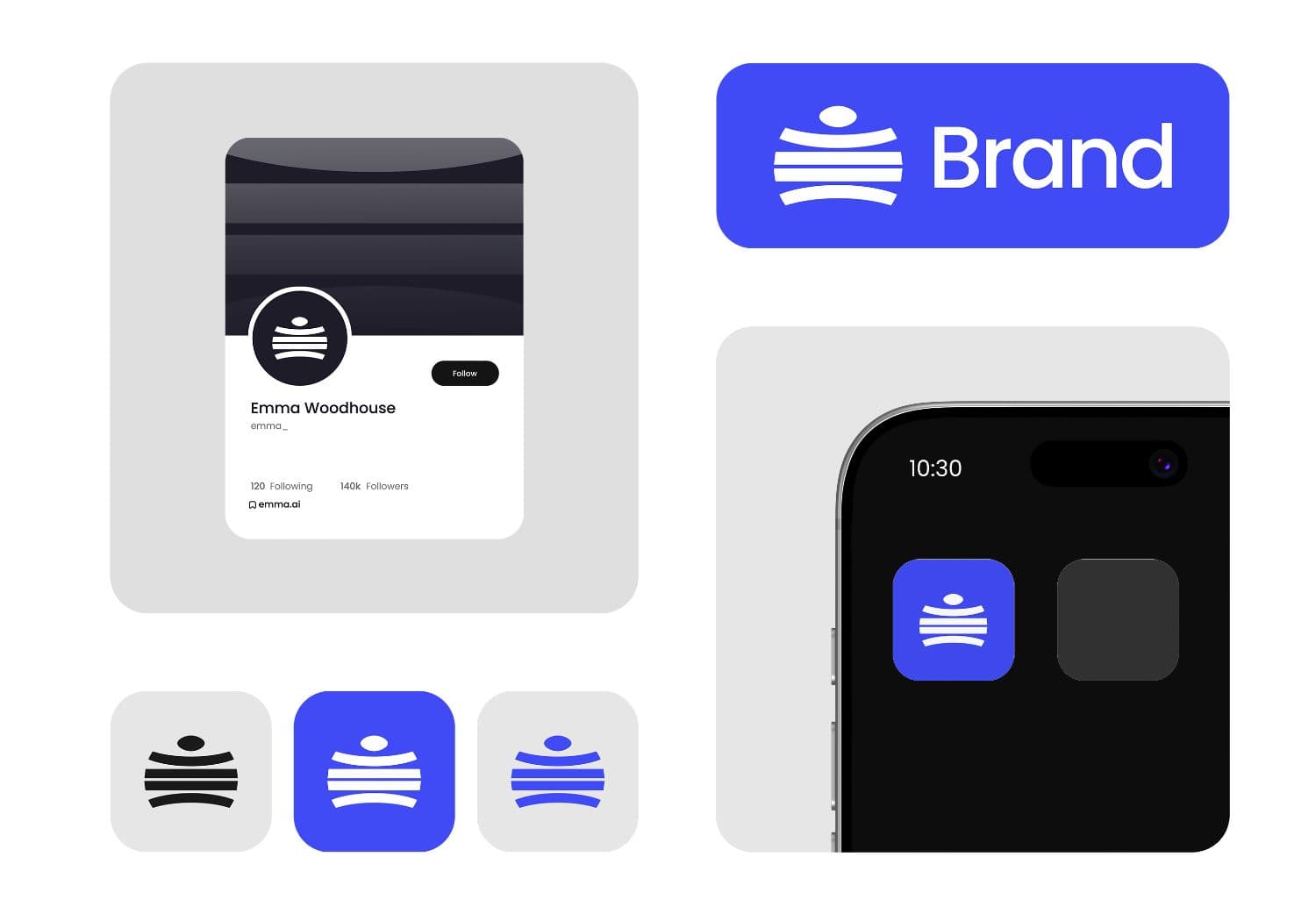 Premium Social Media Branding Kit Mockup PSD