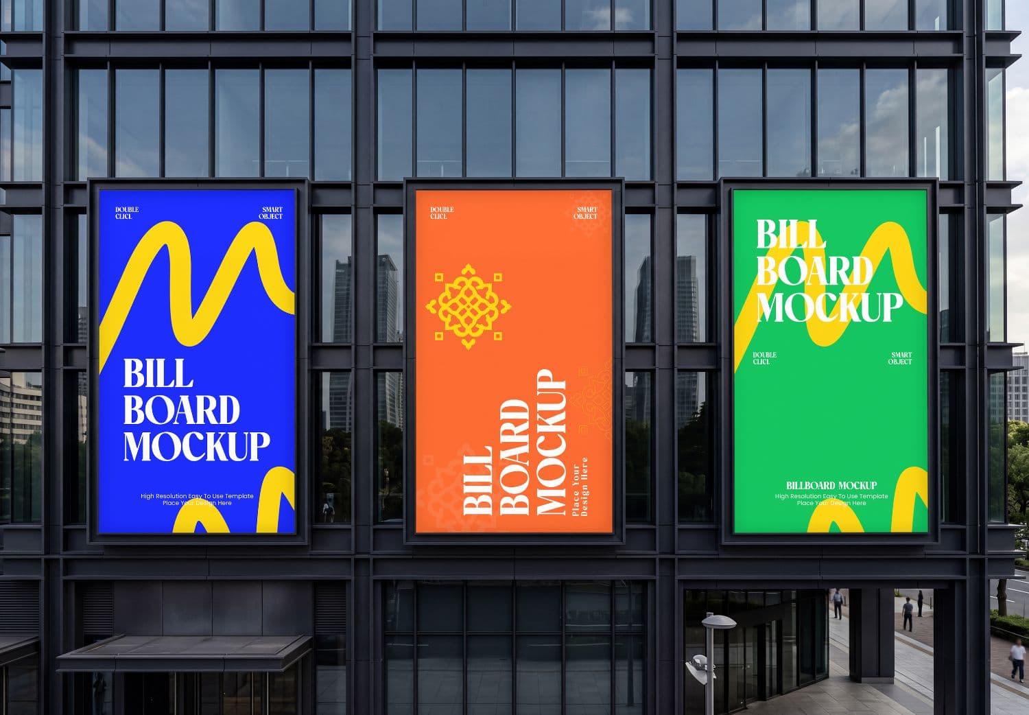Modern Outdoor Billboard Mockups