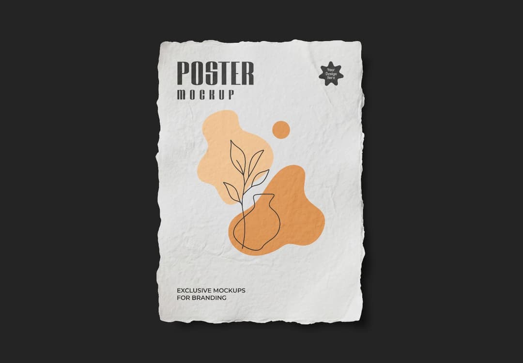 Paper Poster Mockup