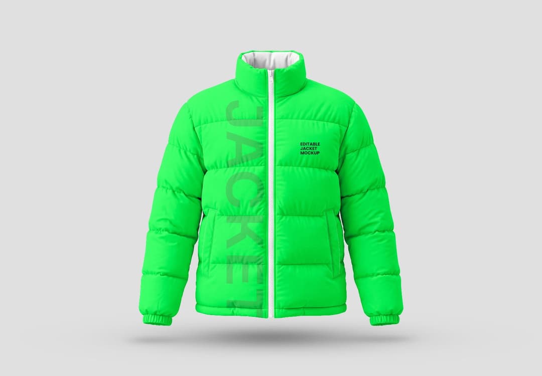 Winter Jacket Mockup