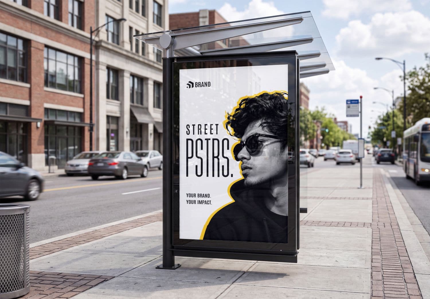 Street Poster Advertising Mockup