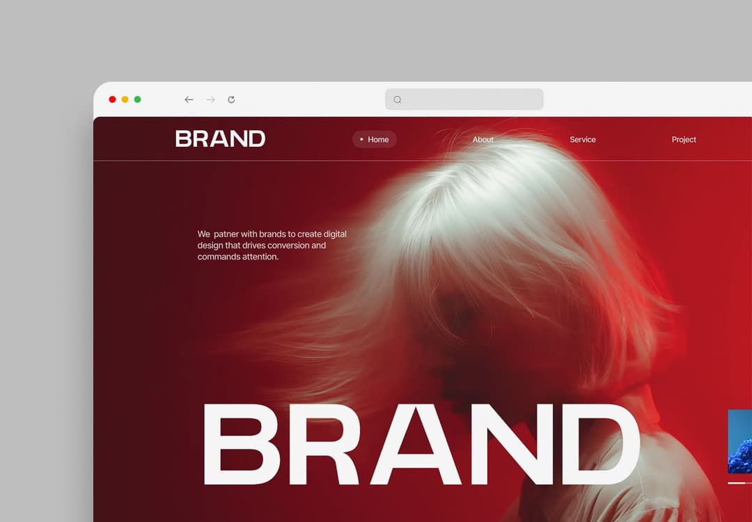 Website UI Mockup