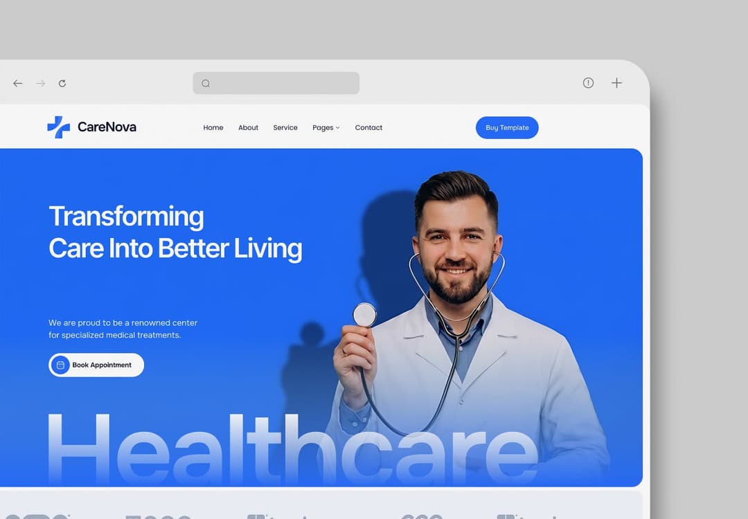 Website Browser Mockup