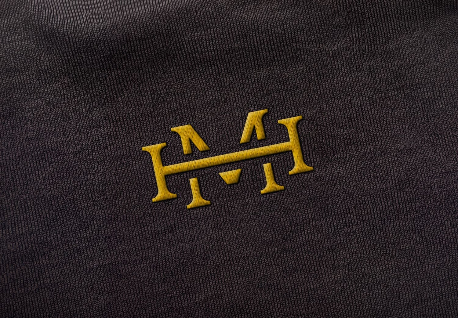 Premium Embroidered Logo Mockup for Clothing and Textile Branding